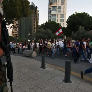 فيديو. مظاهرة أمام السفارة المصرية في بيروت تطالب بفتح معبر رفح