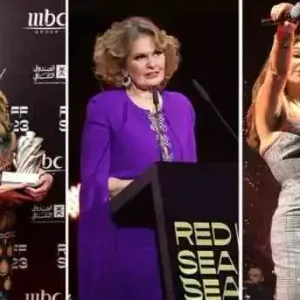 يسرا تتضامن مع فلسطين في مهرجان البحر الأحمر