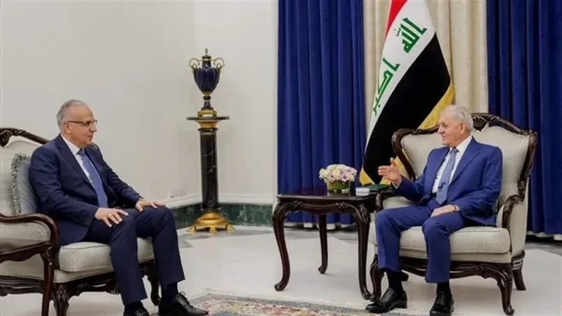 رئيس جمهورية العراق يستقبل وزير الموارد المائية والري المصري