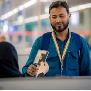 جوازات المدينة المنورة تستقبل أولى رحلات الحج القادمة من الهند