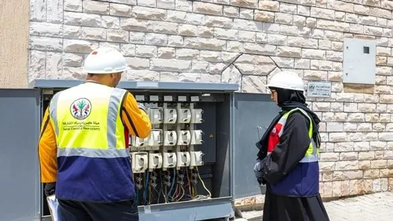 كهرباء الشارقة توصل التيار الكهربائي لـ1135 مشروعاً خلال الربع الأول