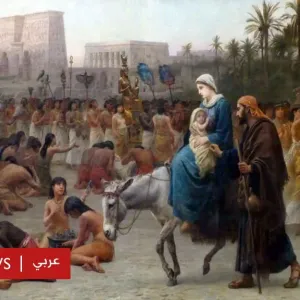 رحلة العائلة المقدسة: المسيح في مصر بين المصادر الدينية القبطية وخيال الرسامين الأجانب - BBC News عربي