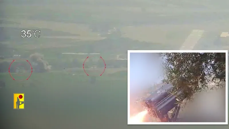 "لحظة إطلاق الصواريخ ولحظة سقوطها".."حزب الله" يعرض مشاهد من استهدافه مواقع عسكرية إسرائيلية(فيديو)