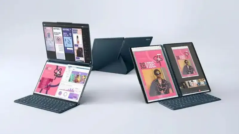 لينوفو تطلق الحاسوب المحمول Yoga Book 9i إصدار 2024