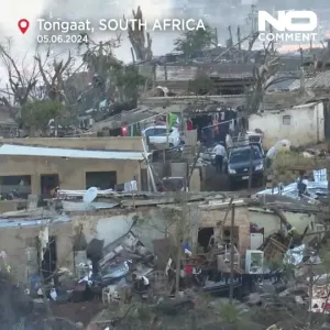 فيديو. عاصفة عاتية تخلف دمارًا هائلا في كوازولو ناتال في جنوب إفريقيا