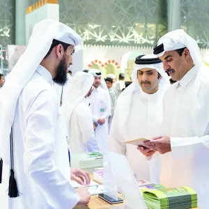 صاحب السمو يزور «الدوحة الدولي للكتاب»