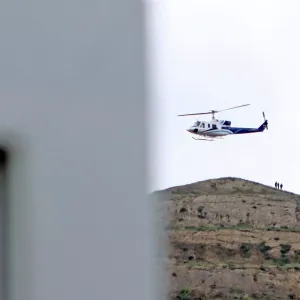 شاهد: صور أولى لموقع سقوط وحطام المروحية التي كانت تقل الرئيس الإيراني
