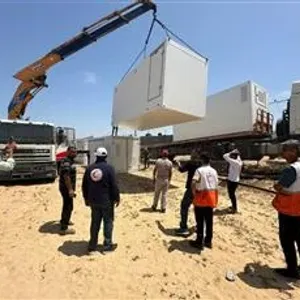 الهلال الأحمر الكويتي: دخول المستشفى الميداني المتكامل إلى قطاع غزة