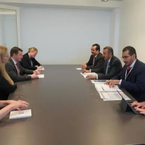 وكيل وزارة الخارجية للشؤون السياسية يجتمع مع الأمين العام لوزارة الخارجية الإستونية