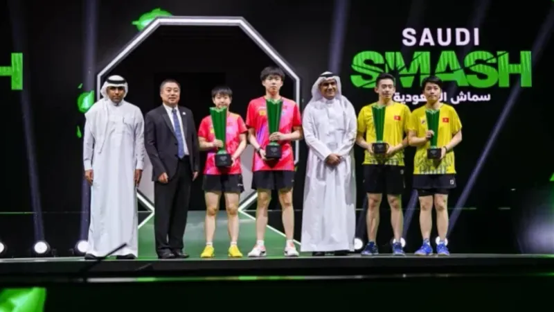 الصين تخطف أول ألقاب بطولة سماش السعودية 2024
