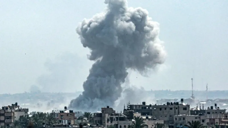  مقتل 4 في قصف إسرائيلي على مخيم النصيرات وسط غزة