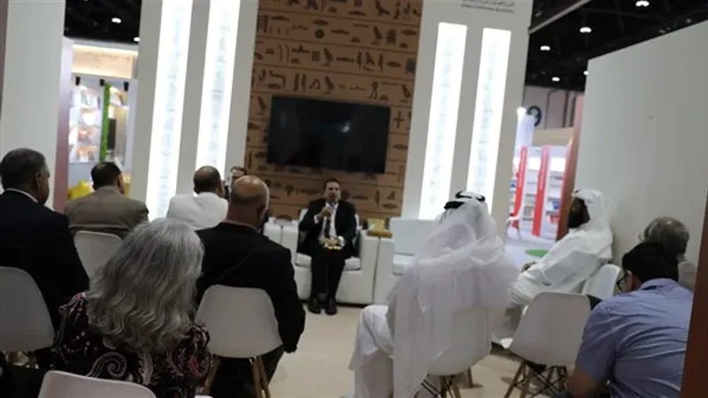 جناح مصر يختتم فعالياته في معرض أبو ظبي بأدبيات الكرامة الصوفية