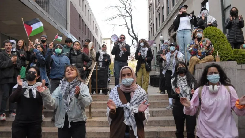 شكوى ضد جامعة كولومبيا بعد اعتقال متظاهرين مناهضين لحرب غزة