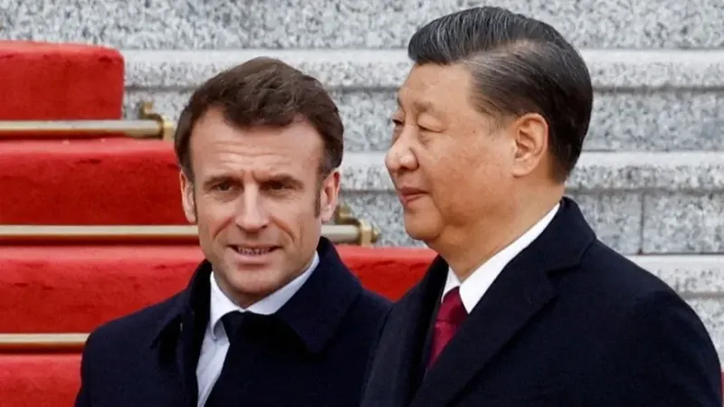 التوتر التجاري وحرب أوكرانيا على رأس أجندة مباحثات الرئيس الصيني في باريس