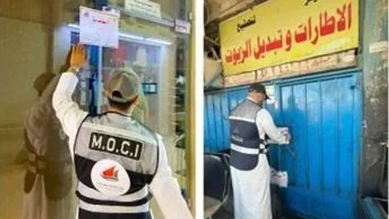 التجارة: إغلاق 3 محالات خلال حملة تفتيشية في الأحمدي