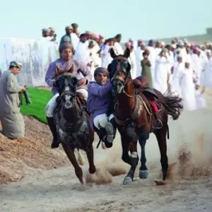 فعاليات متنوعة في ركض عرضة الخيل التقليدية برأس الحد