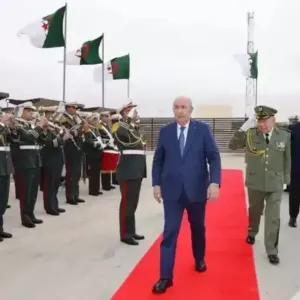 رئيس الجمهورية يحل بولاية خنشلة (فيديو)