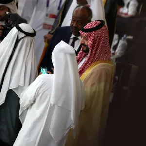 لمتابعة الهلال والنصر.. وصول ولي عهد السعودية إلى ملعب "الجوهرة" يُثير تفاعلا