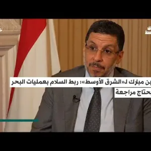 رئيس الوزراء اليمني يؤكد ضرورة مراجعة ربط السلام مع عمليات البحر الأحمر