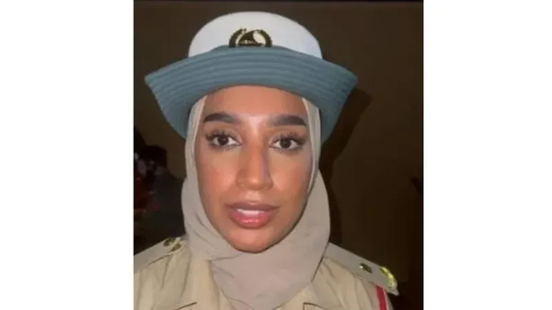 ميرة مدني أول ضابط من العنصر النسائي في مركز القيادة والسيطرة في شرطة دبي