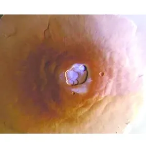 اكتشاف طبقة من الصقيع على قمم براكين "المريخ"
