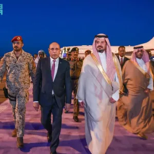 الرئيس الموريتاني يصل إلى المدينة المنورة لزيارة المسجد النبوي