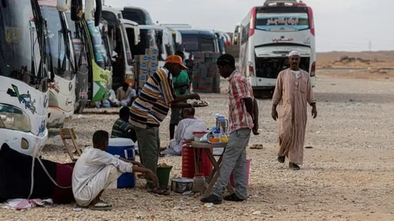 "الآلاف يفرون من السودان يومياً".. الأمم المتحدة تؤكد https://ara.tv/w76mb