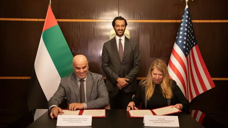 الإمارات والولايات المتحدة توقعان مذكرة تفاهم لحماية الملكية الفكرية