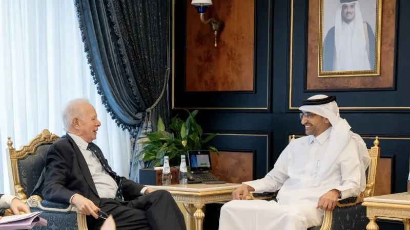 وزير العدل يجتمع مع رئيس محكمة قطر الدولية