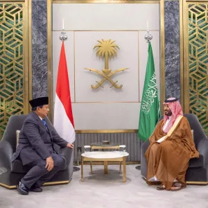 ولي العهد السعودي والرئيس الإندونيسي يستعرضان المستجدات الإقليمية والدولية
