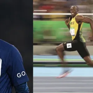 مبابي يوافق على تحدي أسرع رجل في العالم في سباق 100 متر