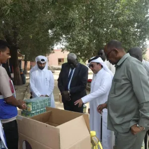 جهود صندوق قطر للتنمية في دعم النازحين السودانيين في بورتسودان