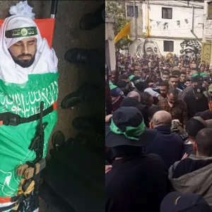 تشييع جثمان أحد شهداء "القسام" جنوب لبنان