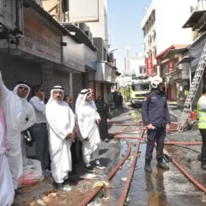 "مجلس العاصمة" يزور موقع حريق سوق المنامة