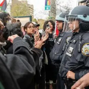 اعتقال 100 طالب من جامعة كولومبيا تظاهروا ضد حرب إسرائيل على غزة