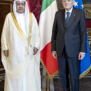 الرئيس الإيطالية يتسلم أوراق اعتماد سفير البحرين في روما