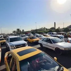 قائمة شاملة بشوارع بغداد المزدحمة الان