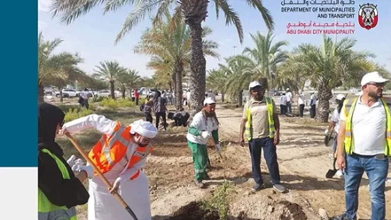 بلدية أبوظبي تنجز زراعة 3000 شتلة "غاف"