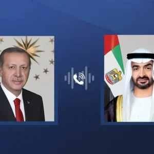 محمد بن زايد والرئيس التركي يتبادلان التهاني بعيد الأضحى
