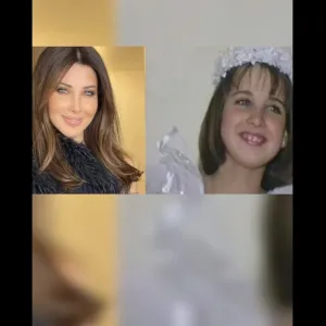 فيديو نادر لـ نانسي عجرم في عمر الـ 13 عاما ..  كانت بتغني شعبي