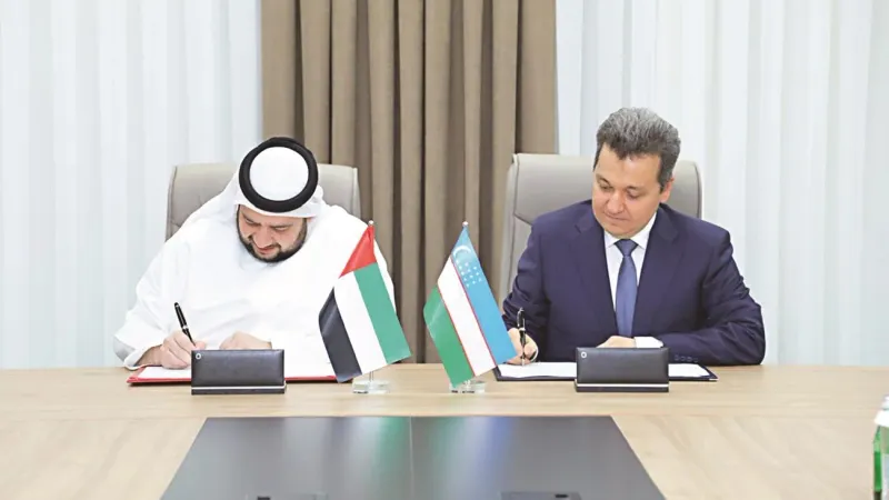 الإمارات وأوزبكستان توقعان مذكرة استثمارية لتطوير البنية التحتية الرقمية