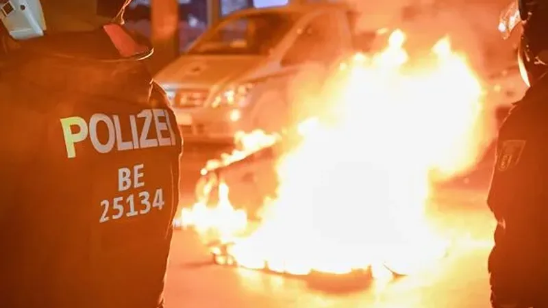 برلين.. اشتباكات بين الشرطة ومتظاهرين مؤيدين للفلسطينيين