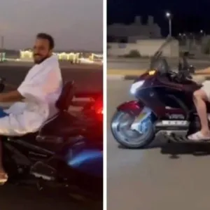 فيديو: كويتيون يتوجهون إلى الحج على متن دراجات نارية