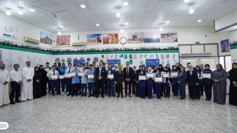 «لؤلؤة الخليج» تكرم الطلبة الفائزين بمسابقة البحرين للروبوت