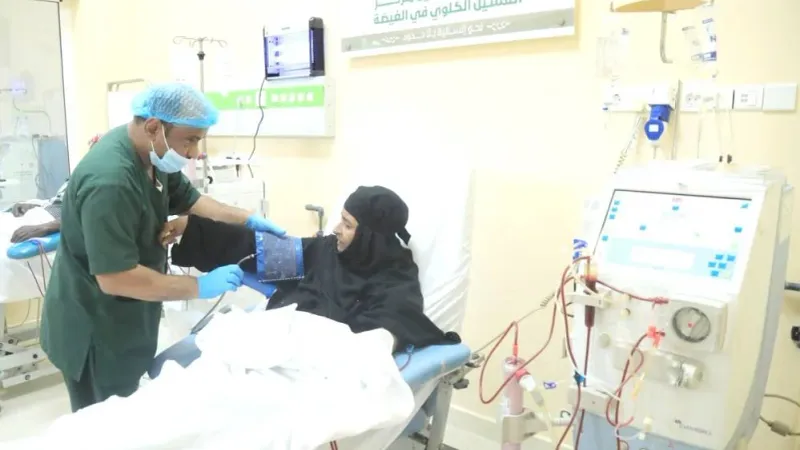 خدمات طبية سعودية لمرضى الغسيل الكلوي في المهرة اليمنية