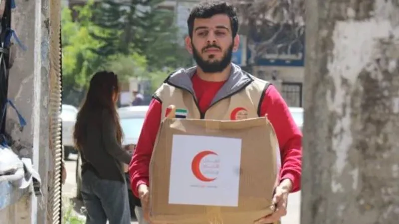 «الهلال الأحمر» تواصل تنفيذ برامجها الإنسانية لدعم الأشقاء في سوريا