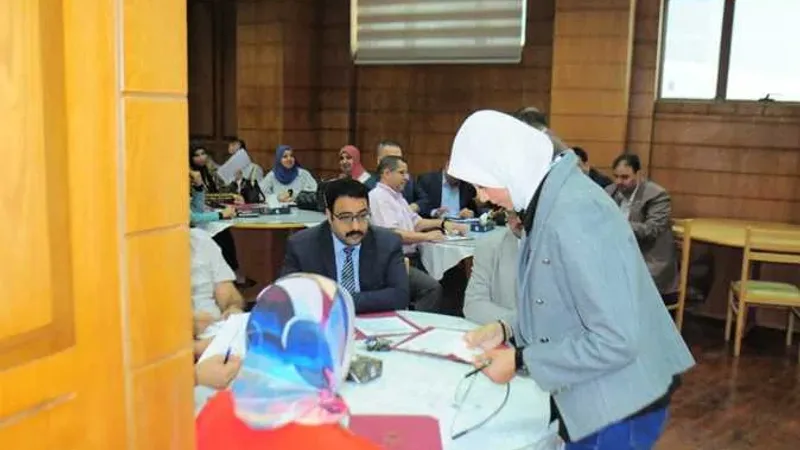 32 مشاركا في برنامج تدريب المدربين بجامعة كفر الشيخ