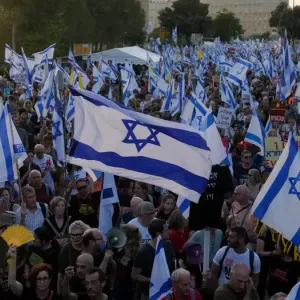 مظاهرات في القدس ضد حكومة نتنياهو تطالب بانتخابات مبكرة