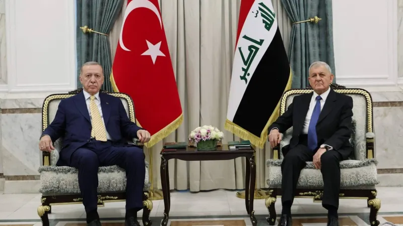 الكشف عن 3 توقعات سلمها اردوغان للرئيس العراقي.. ويرغب من بغداد تنفيذها