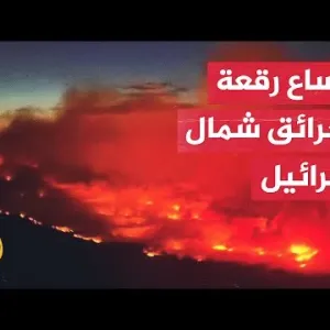 الجيش الإسرائيلي: حرائق واسعة بمنطقة كيبوتس يارؤون في الجليل بسبب صواريخ حزب الله